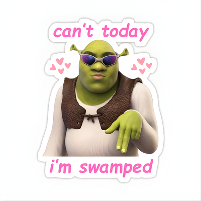 Can't Today Sticker
