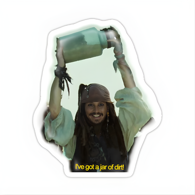 I've got a jair of dirt! Sticker