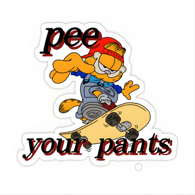 Pee Your Pants Sticker