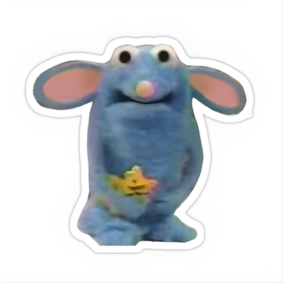 Tutter Mouse Sticker